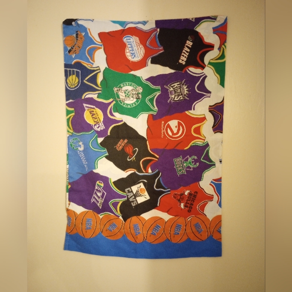 NBA Vintage 90's Single Stitch NBA Jerseys Pillowcase